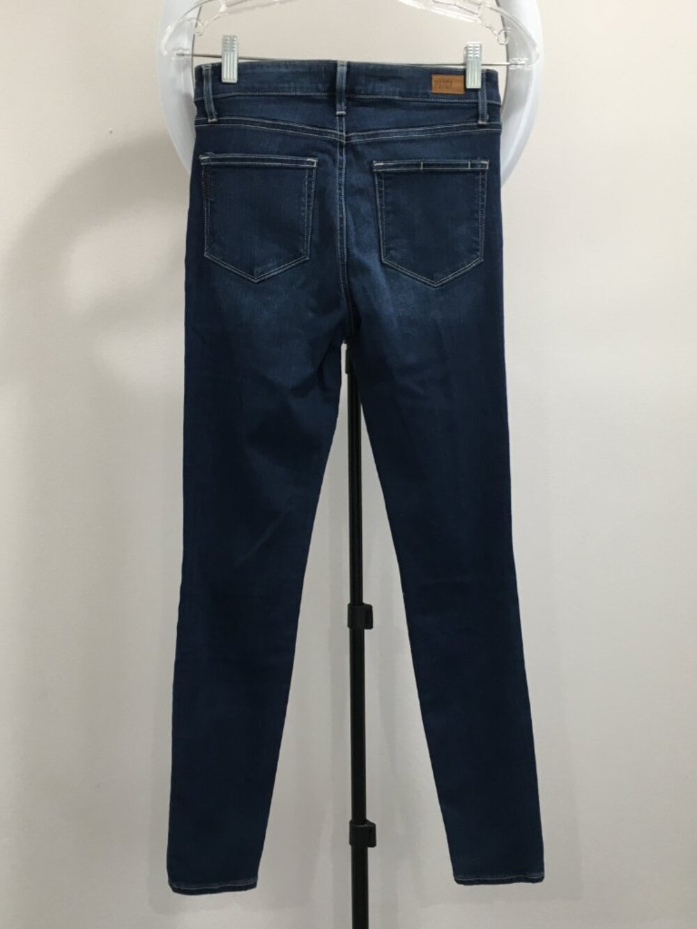 PAIGE Premium Denim Dalia Wash 5 Pocket Logo Hardware HOXTON Ultra Skinny Jeans - Picture 7 of 9
